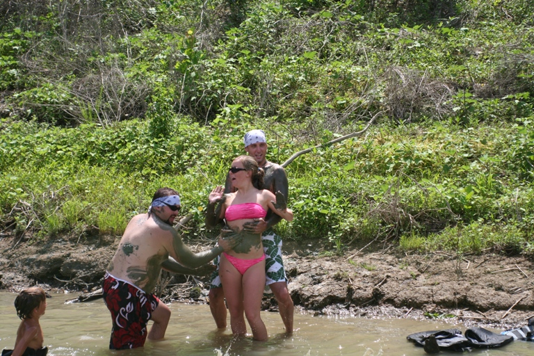 These were some friends that did not get to play in the mud as kids.